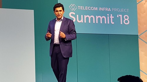 MTN's Group CTIO Babak Fouladi presents his vision at the TIP Summit in London. 