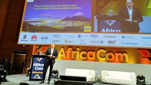 MTN Group CEO Rob Shuter at the recent AfricaCom event in Cape Town.