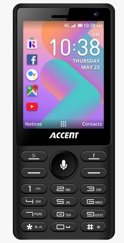 Stock image of a KaiOS-based feature phone.