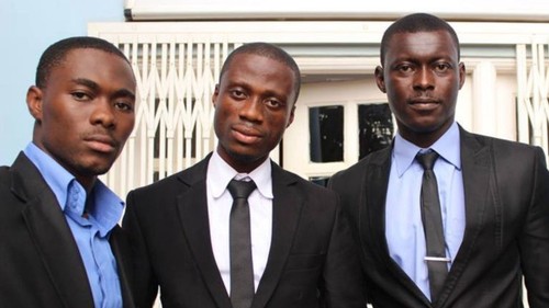 SynCommerce founders Albert Fiati-Kumasenu, Christian Osei-Bonsu and Joel Funu. 