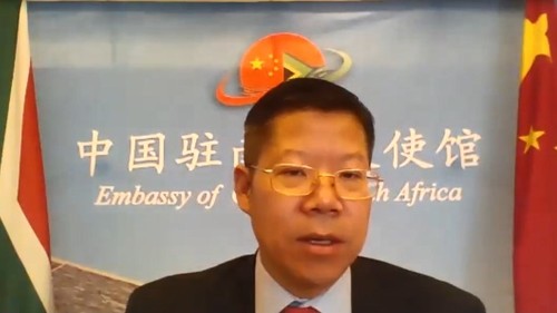 Li Nan, Charge d'Affaires of the Chinese embassy in South Africa.