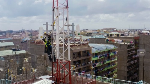 Piloting Taara's wireless optical communication links in Kenya  (Source: X)