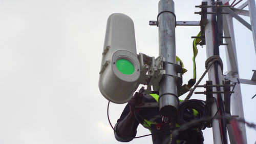 One of Taara's terminals being piloted in Kenya.  (Source: X)