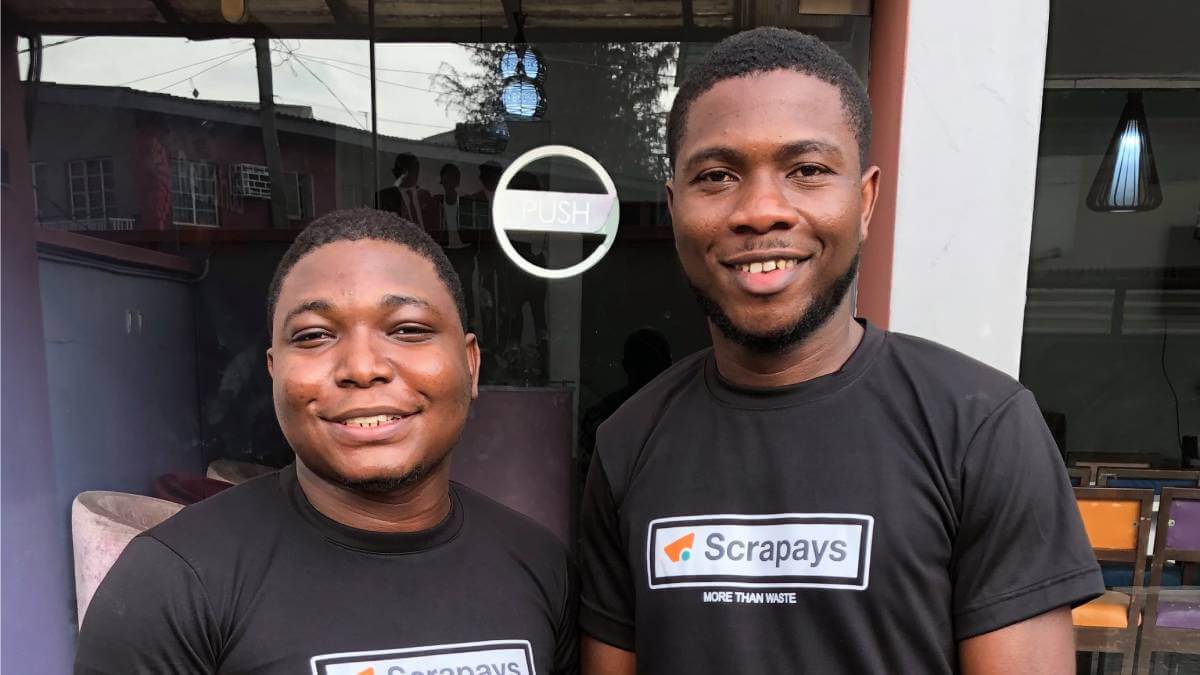 Scrapays co-founders Boluwatife Arewa and Tope Sulaimon.  (Source: Scrapays)