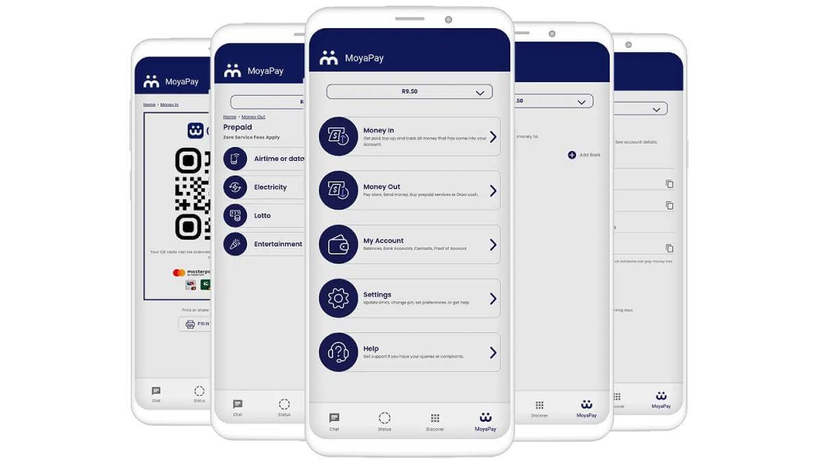 The MoyaPay app platform. (Source: Datafree).