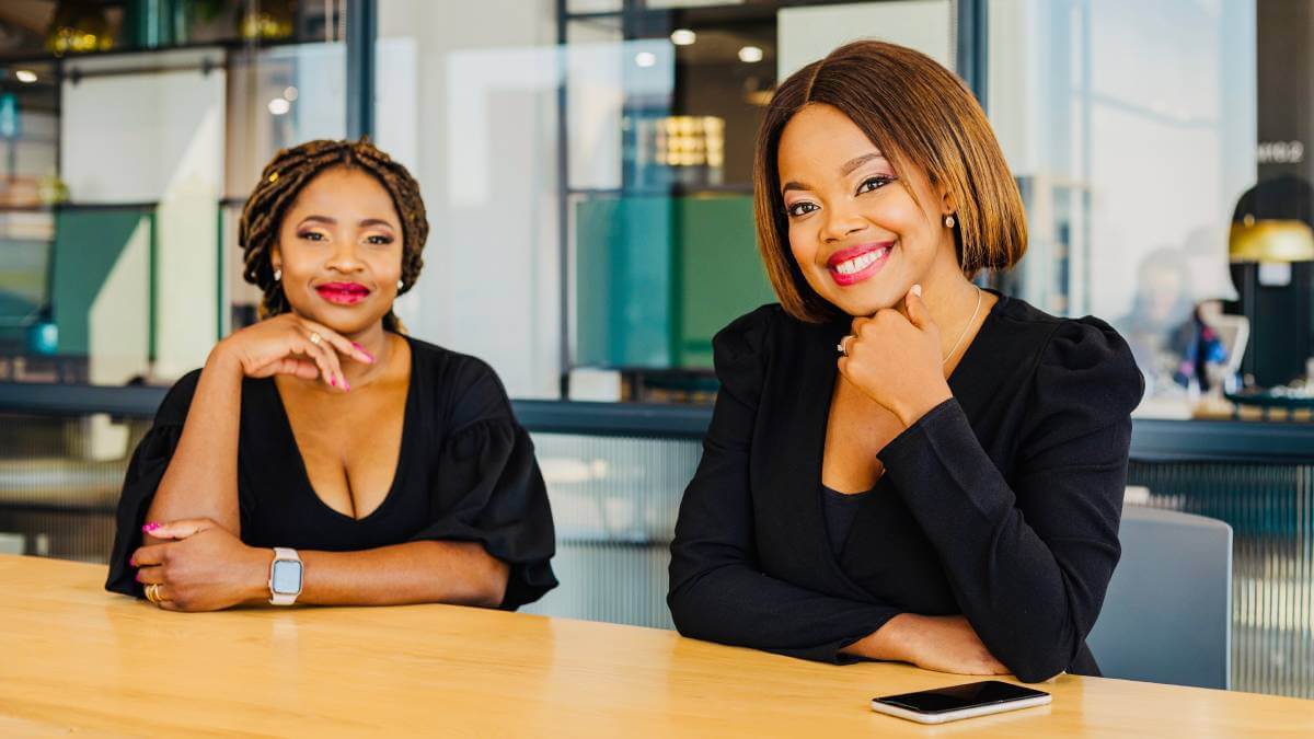 Zoie Health co-founders Dr Nonhlanhla Sitole and Thato Schermer.  (Source: Zoie Health).