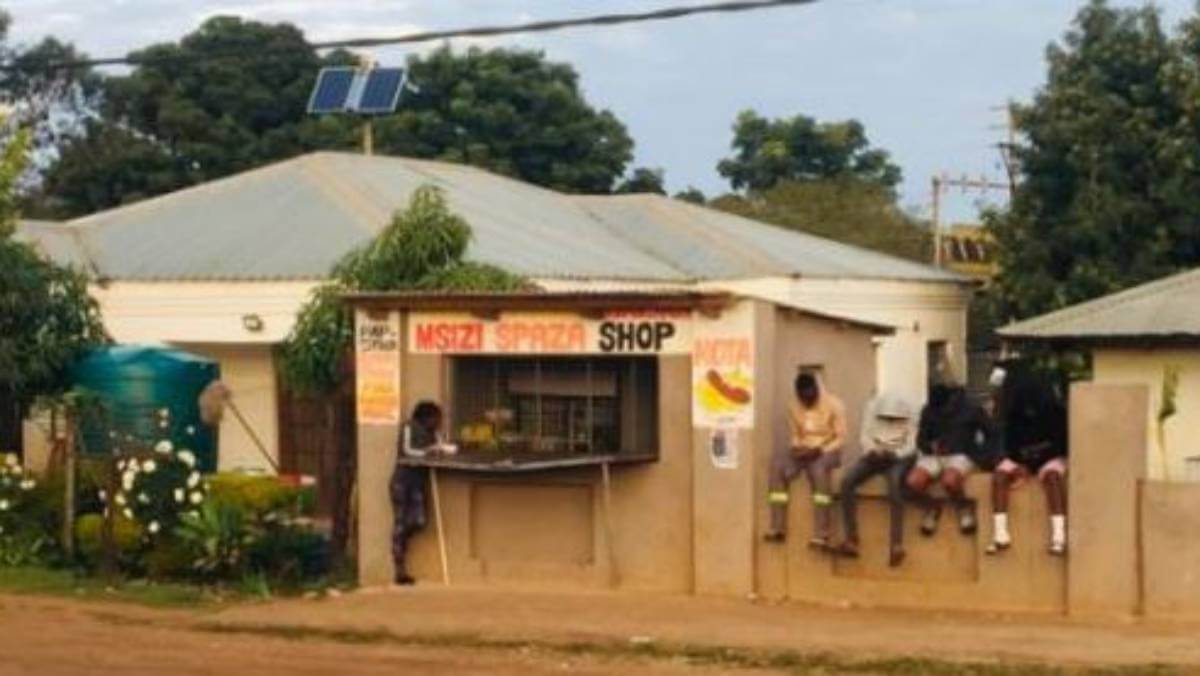 A connection point outside a local shop.  (Source: Indigo Broadband) 