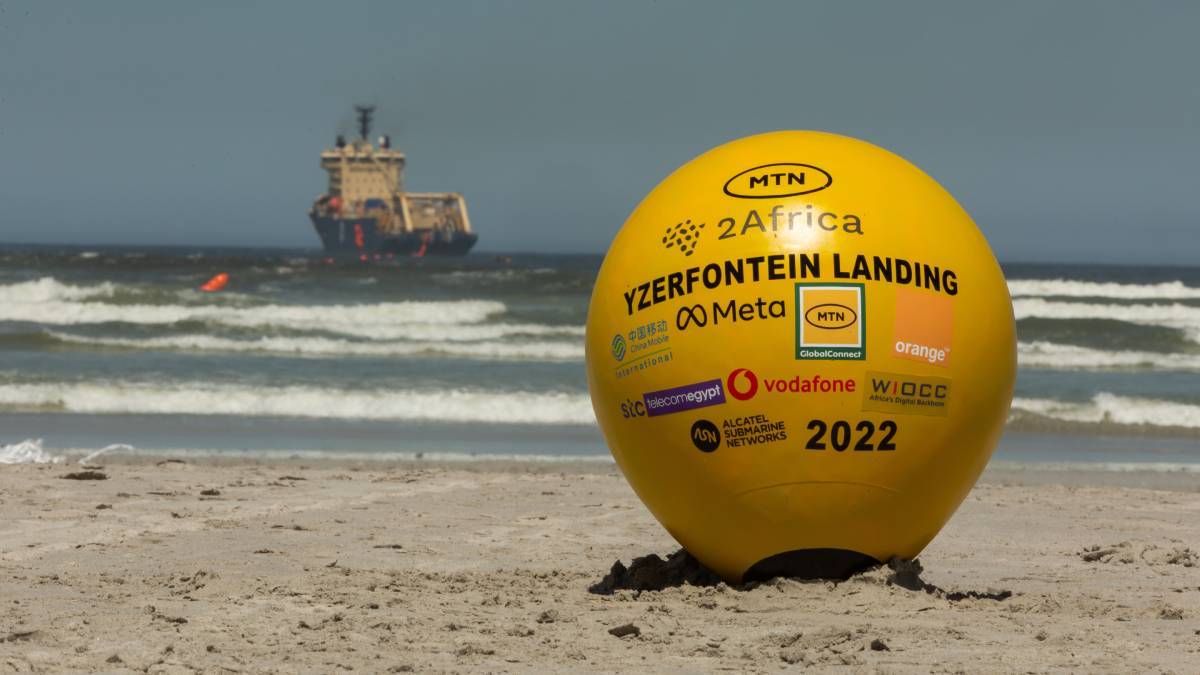 2Africa's Yzerfontein landing in South Africa will support the western portion of the cable system.  (Source: MTN GlobalConnect)