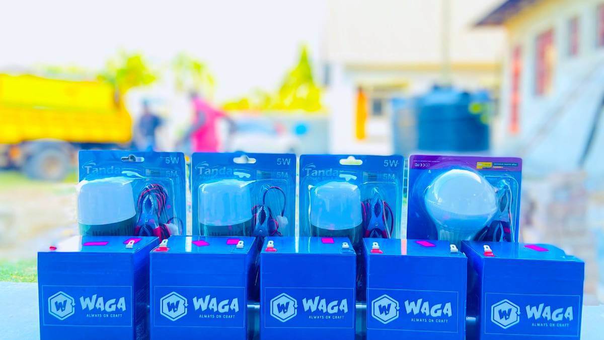 WAGA Power Packs are used to power small appliances.  (Source: WAGA)  