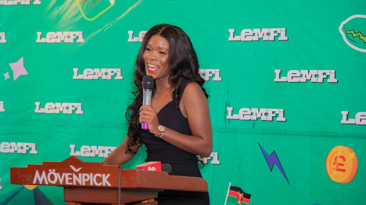 LemFi Kenya Country Manager Kakea Mbacha speaking at the launch event in Nairobi   (Source: LemFi)