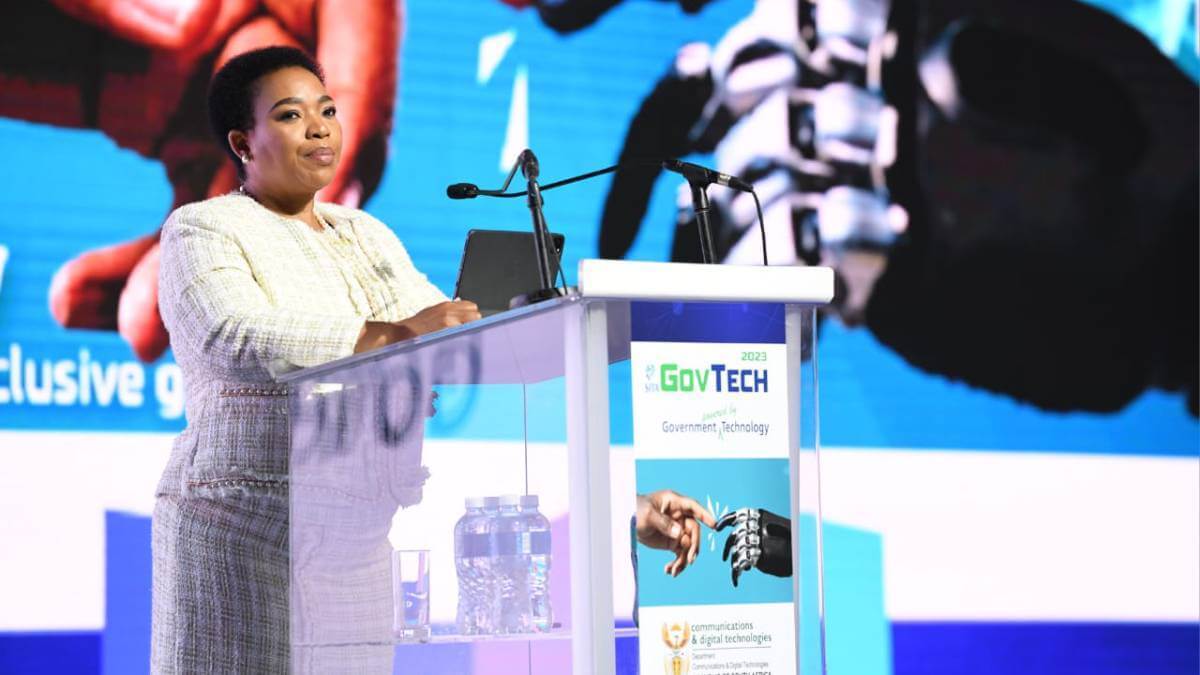 KwaZulu-Natal Premier Nomusa Dube-Ncube told GovTech 2023 that digital transformation should not be a vanity project.   (Source: KwaZulu-Natal provincial government).