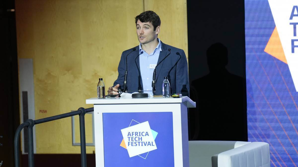 James Williams, senior director for events at Informa Tech, speaking at Africa Tech Festival 2023.   (Source: Africa Tech Festival) 