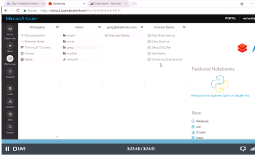 Microsoft Azure Databricks preview (Source: Microsoft)