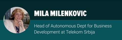 'By reducing the cost of maintaining the system, more investments should be made for better quality content than technology' - Mila Milenkovic, Telekom Srbija
