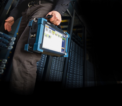 Field technicians are equipped with new diagnostic and testing tools, and encouraged to collaborate with off-site experts to reduce time-to-solve and truck rolls while increasing customer experience. (Photo source: EXFO)