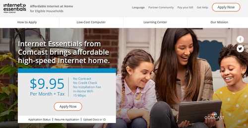 Comcast says it has expanded the eligibility of Internet Essentials 11 times and increased the offering's speeds  four times since the program debuted in 2011. 