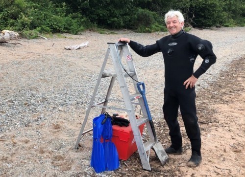 John McConnell, professional diver and Openreach engineer.