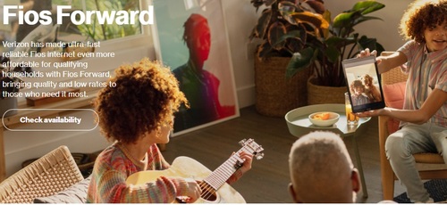 Fios Forward is now available to new and existing Verizon customers who qualify for the low-cost broadband service.  
(Image source: Verizon) 