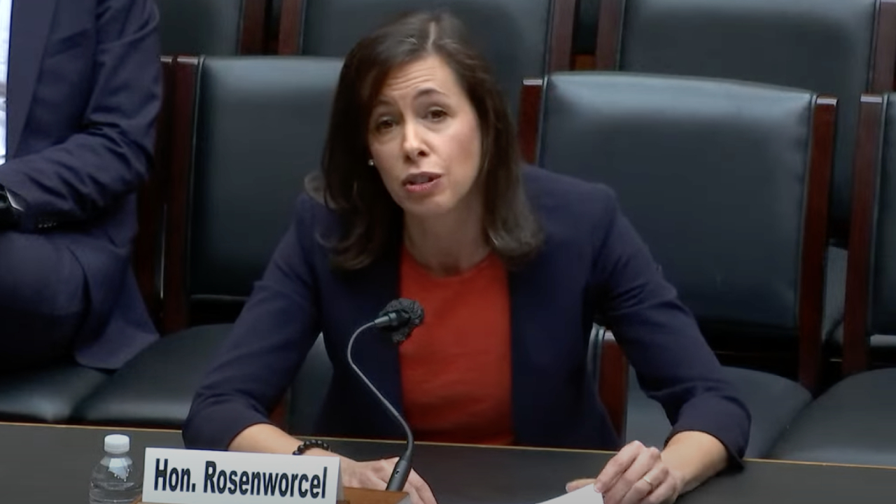 FCC Chairwoman Jessica Rosenworcel speaking before US House subcommittee on communications and technology on March 31, 2022. (Source: House Energy and Commerce Committee via YouTube)