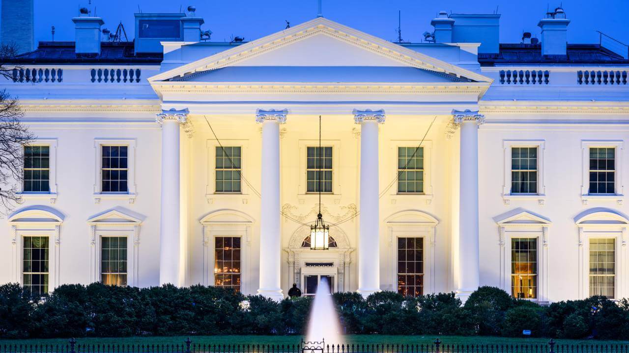 The White House. 
 (Source: Sean Pavone/Alamy Stock Photo)